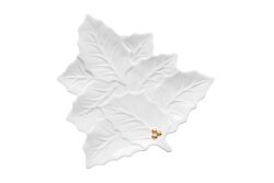 2173 HOLW Porselen Sunumluk 30 x 30 cm - Beyaz - KERVAN