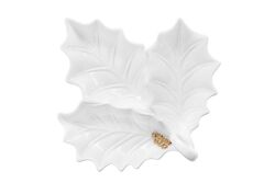 2175 HOLW Porselen Meze Tabağı 22 x 20 cm - Beyaz - KERVAN