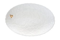 2177 HOLW Porselen Sunumluk 36 x 24,5 cm - Beyaz - KERVAN