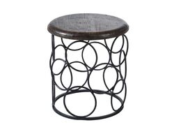 2231-RAL-008576 SIYAH METAL SEHPA KUCUK 34x34x38cm 611RAJ6 - Thumbnail