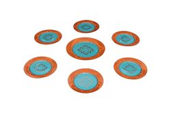 TABAK - 2648OR-26PP-10.5 PASTA SETI TURUNCU (1ADET 27cm- 6ADET 20cm TABAK)