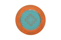 2648OR-26PP-10.5 PASTA SETI TURUNCU (1ADET 27cm- 6ADET 20cm TABAK) - Thumbnail