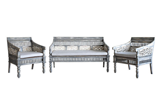 2940-7676 B TEKLI KOLTUK GRI-BEYAZ 65x65x90cm - 4