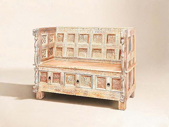 2945-7684-V-1177 BANK 136x71x93cm - 2