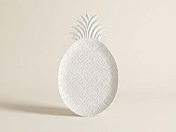 3021 PIWH Porselen Servis Tabağı 36 x 21,5 cm - Beyaz - KERVAN