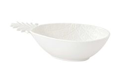 3022 PIWH Porselen Kase 17,5 x 11,5 cm - Beyaz - KERVAN