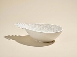 3022 PIWH Porselen Kase 17,5 x 11,5 cm - Beyaz - KERVAN