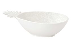 3023 PIWH Porselen Kase 22,5 x 14,5 cm - Beyaz - KERVAN