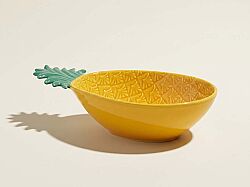 3024 PIYG Porselen Kase 30 x 19 cm - Sarı-Yeşil - KERVAN