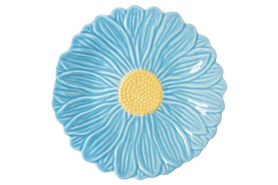 3172 DASL Porselen Pasta Tabağı 21 cm - Mavi - 1