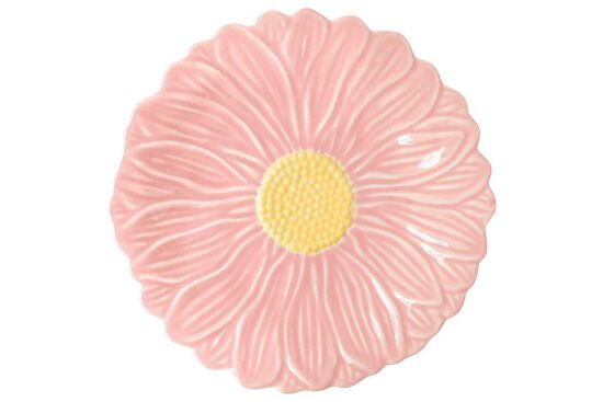 3172 DASP Porselen Pasta Tabağı 21 cm - Pembe - 1