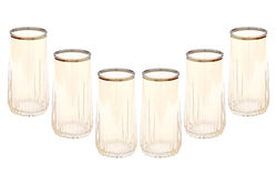 420695 AMORE MESRUBAT BARDAGI AMBER-GOLD 6'LI