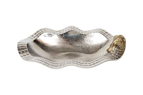 525598-2 OVAL TABAK 45x29x12cm