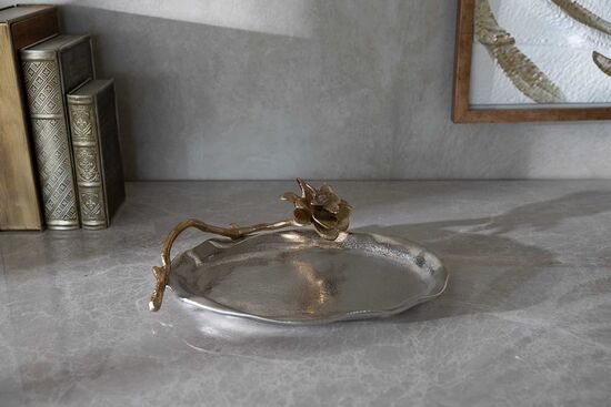 525765-1 DEKORATIF TABAK KUCUK 35x29x10cm