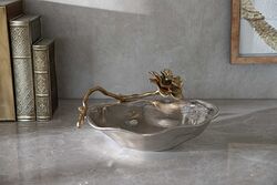 525766-2 DEKORATIF OVAL KASE 30x27x16cm - Thumbnail