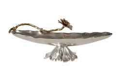 TABAK - 525767-2 DEKORATIF KAYIK TABAK BUYUK 59x21x24cm