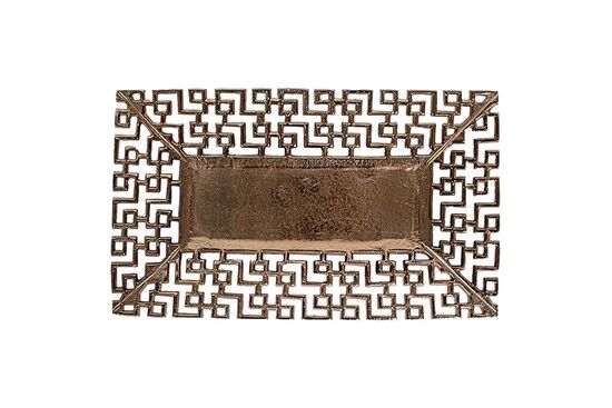 525880-2 DEKORATIF TABAK BUYUK 51x31x3cm