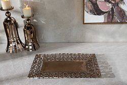 525880-2 DEKORATIF TABAK BUYUK 51x31x3cm - Thumbnail