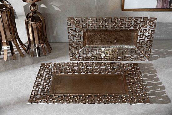 525880-2 DEKORATIF TABAK BUYUK 51x31x3cm