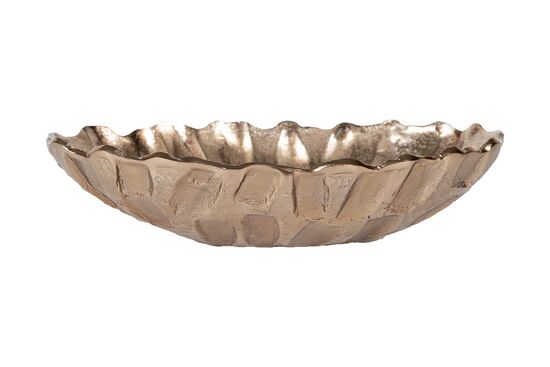 526140-1 DEKORATIF OVAL TABAK 40x20x9cm