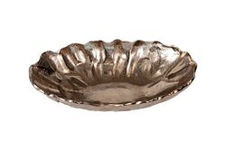 526140-1 DEKORATIF OVAL TABAK 40x20x9cm - Thumbnail