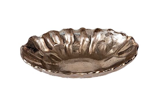 526140-1 DEKORATIF OVAL TABAK 40x20x9cm