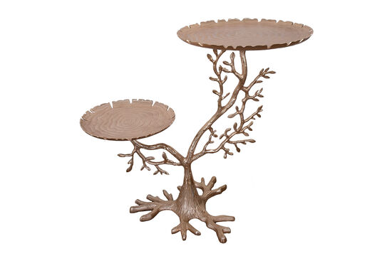 56006 IKI DALLI YAN SEHPA GOLD 60x40x55cm