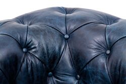 6018-3D UCLU KOLTUK DERI KAPITONELI MAVI 224x100x73cm - 3