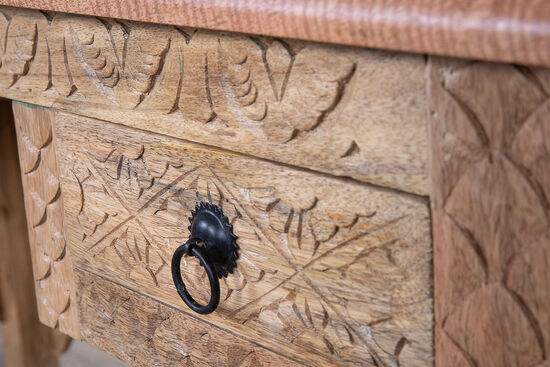 6686N CALISMA MASASI NATURAL 45x120x80cm - 3
