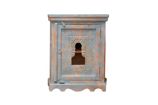 7117-TK-012522 KOSE DOLAP 1 KAPAK MAVI 83x51x78cm - 1