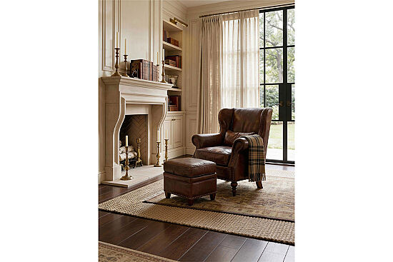 867ST DERI PUF ESKITILMIS KAHVE 50x50x45cm 611DB - 3
