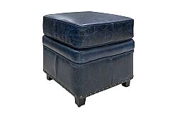 867ST DERI PUF MAVI 50x50x45cm - 2