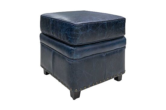 867ST DERI PUF MAVI 50x50x45cm - 2