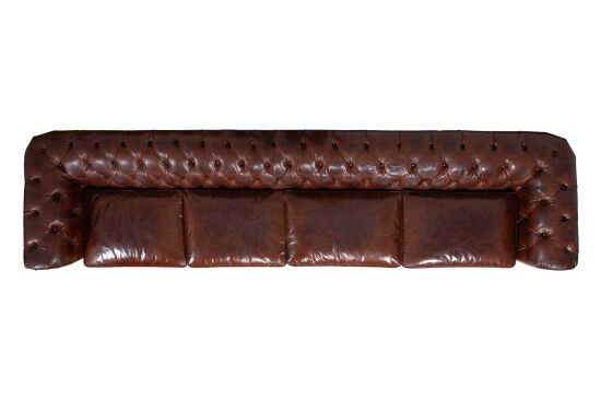 880A-AB-403 CHESTER DERİ KOLTUK DÖRTLÜ KAHVE 94x403x79cm - 3