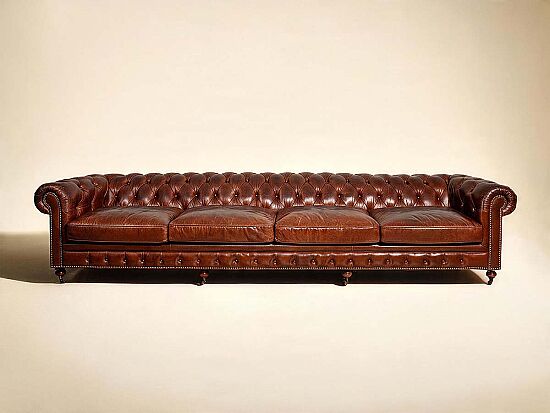880A-AB-403 CHESTER DERİ KOLTUK DÖRTLÜ KAHVE 94x403x79cm - 1