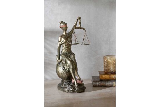 ADALET HEYKELİ 22X32 CM - 4