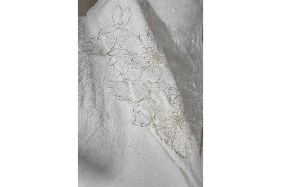 ADOSSE L/XL BEDEN BORNOZ ECRU - 3