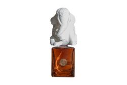 ODA PARFÜMÜ - AGRA 500 CC FİL TAŞLI KOKU ŞİŞESİ 11X28 CM KAHVE