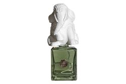 ODA PARFÜMÜ - AGRA 500 CC FİL TAŞLI KOKU ŞİŞESİ 11X28 CM YEŞİL