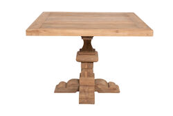 AGRON YEMEK MASASI KARE TEAK 110x110x78cm - Thumbnail