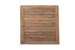 AGRON YEMEK MASASI KARE TEAK 110x110x78cm - Thumbnail