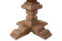 AGRON YEMEK MASASI KARE TEAK 110x110x78cm - Thumbnail