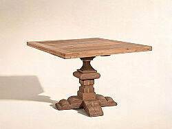AGRON YEMEK MASASI KARE TEAK 110x110x78cm - 2
