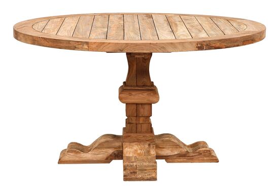 AGRON YUVARLAK YEMEK MASASI TEAK 140x78cm