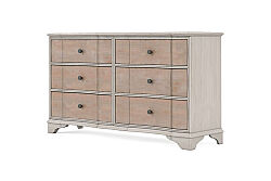 ALCOVE DRESSUAR KREM-KAHVE 6 ÇEKMECE 51x174x96.52cm 321130-2801 - 2