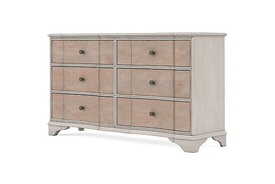 ALCOVE DRESSUAR KREM-KAHVE 6 ÇEKMECE 51x174x96.52cm 321130-2801 - 2