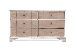 ALCOVE DRESSUAR KREM-KAHVE 6 ÇEKMECE 51x174x96.52cm 321130-2801 - 1