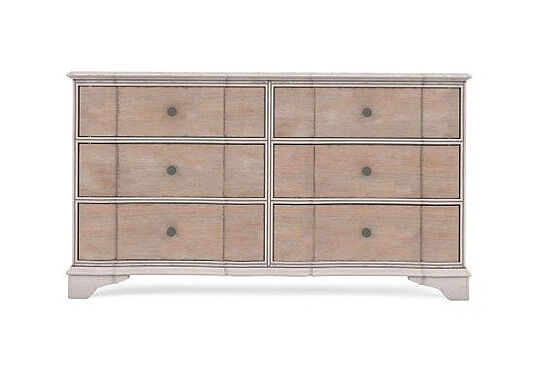 ALCOVE DRESSUAR KREM-KAHVE 6 ÇEKMECE 51x174x96.52cm 321130-2801 - 1