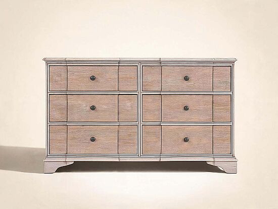 ALCOVE DRESSUAR KREM-KAHVE 6 ÇEKMECE 51x174x96.52cm 321130-2801 - 1