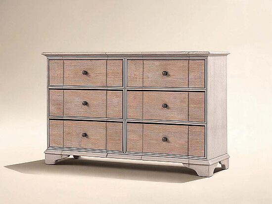 ALCOVE DRESSUAR KREM-KAHVE 6 ÇEKMECE 51x174x96.52cm 321130-2801 - 2